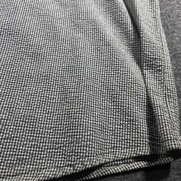 Vintage HUNT CLUB Men's 100% Cotton Seersucker Short Sleeve Button Down Shirt L - Picture 8 of 11